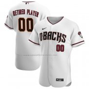 Camiseta Beisbol Hombre Arizona Diamondbacks Pick-A-Player Retired Roster Primera Autentico Blanco