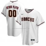 Camiseta Beisbol Hombre Arizona Diamondbacks Pick-A-Player Retired Roster Primera Replica Blanco Camiseta Beisbol Hombre Arizona Diamondbacks Pick-A-Player Retired Roster Primera Replica Blanco