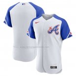 Camiseta Beisbol Hombre Atlanta Braves 2023 City Connect Autentico Blanco