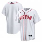 Camiseta Beisbol Hombre Boston Red Sox Alterno Replica Blanco