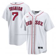 Camiseta Beisbol Hombre Boston Red Sox Masataka Yoshida Primera Replica Blanco