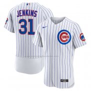 Camiseta Beisbol Hombre Chicago Cubs Fergie Jenkins Primera Autentico Retired Blanco