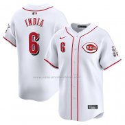 Camiseta Beisbol Hombre Cincinnati Reds Jonathan India Primera Limited Blanco