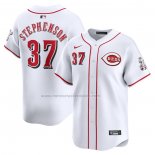 Camiseta Beisbol Hombre Cincinnati Reds Tyler Stephenson Primera Limited Blanco