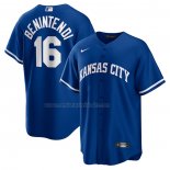 Camiseta Beisbol Hombre Kansas City Royals Andrew Benintendi Replica Alterno Azul