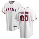 Camiseta Beisbol Hombre Los Angeles Angels Primera Replica Personalizada Blanco
