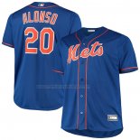 Camiseta Beisbol Hombre New York Mets Pete Alonso Big & Tall Replica Azul