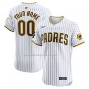 Camiseta Beisbol Hombre San Diego Padres Elite Primera Personalizada Blanco