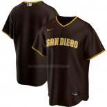 Camiseta Beisbol Hombre San Diego Padres Road Replica Marron