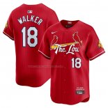 Camiseta Beisbol Hombre St. Louis Cardinals Mitchell & Ness Big & Tall Cooperstown Collection Mesh Wordmark V-Neck Azul