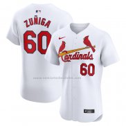 Camiseta Beisbol Hombre St. Louis Cardinals Cooperstown Collection Wordmark V-Neck Blanco
