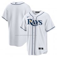 Camiseta Beisbol Hombre Tampa Bay Rays Primera Replica Blanco