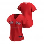 Camiseta Beisbol Mujer Boston Red Sox Replica Alterno 2020 Rojo