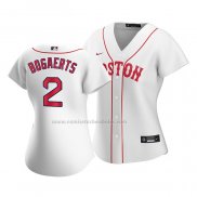 Camiseta Beisbol Mujer Boston Red Sox Xander Bogaerts Replica 2021 Blanco