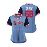 Camiseta Beisbol Mujer Minnesota Twins Matt Magill 2018 LLWS Players Weekend Goose Azul