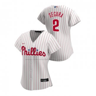 Camiseta Beisbol Mujer Philadelphia Phillies Jean Segura Replica Primera 2020 Blanco