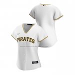 Camiseta Beisbol Mujer Pittsburgh Pirates Replica Primera 2020 Blanco