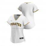 Camiseta Beisbol Mujer Pittsburgh Pirates Replica Primera 2020 Blanco