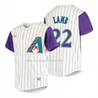 Camiseta Beisbol Nino Arizona Diamondbacks Jake Lamb Cooperstown Collection Alterno Crema