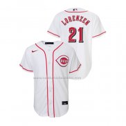 Camiseta Beisbol Nino Cincinnati Reds Michael Lorenzen Replica Primera Blanco