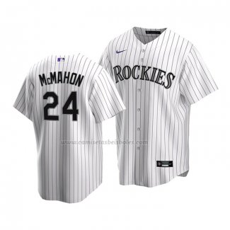 Camiseta Beisbol Nino Colorado Rockies Ryan Mcmahon Replica Primera 2020 Blanco