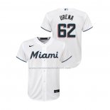 Camiseta Beisbol Nino Miami Marlins Jose Urena Replica Primera Blanco