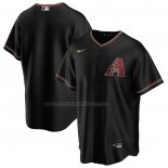 Camiseta Beisbol Hombre Arizona Diamondbacks Alterno Replica Negro