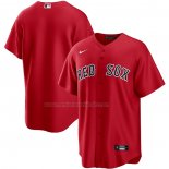 Camiseta Beisbol Hombre Boston Red Sox Alterno Replica Rojo
