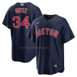 Camiseta Beisbol Hombre Boston Red Sox David Ortiz Alterno Replica Azul