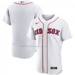 Camiseta Beisbol Hombre Boston Red Sox Primera Autentico Blanco
