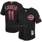 Camiseta Beisbol Hombre Cincinnati Reds Barry Larkin Mitchell & Ness Cooperstown Collection Batting Practice Negro Camiseta Beisbol Hombre Cincinnati Reds Barry Larkin Mitchell & Ness Cooperstown Collection Batting Practice Negro