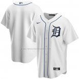 Camiseta Beisbol Hombre Detroit Tigers Primera Replica Blanco