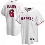 Camiseta Beisbol Hombre Los Angeles Angels Anthony Rendon Primera Replica Blanco