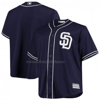 Camiseta Beisbol Hombre San Diego Padres Majestic Alterno Cool Base Azul