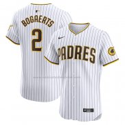 Camiseta Beisbol Hombre San Diego Padres Xander Bogaerts Primera Elite Blanco