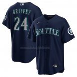 Camiseta Beisbol Hombre Seattle Mariners Ken Griffey Jr. Alterno Replica Azul