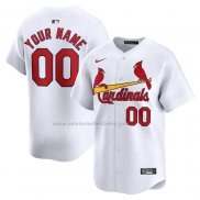 Camiseta Beisbol Hombre St. Louis Cardinals Primera Limited Personalizada Blanco