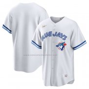 Camiseta Beisbol Hombre Toronto Blue Jays Primera Cooperstown Collection Blanco