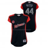 Camiseta Beisbol Mujer All Star 2019 Chicago Cubs Anthony Rizzo Workout National League Azul