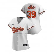 Camiseta Beisbol Mujer Baltimore Orioles Renato Nunez Replica Primera 2020 Blanco