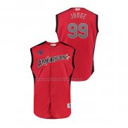 Camiseta Beisbol Nino All Star 2019 New York Yankees Aaron Judge Player American League Rojo