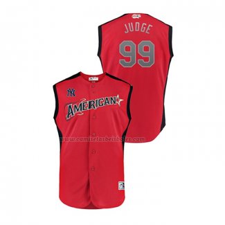 Camiseta Beisbol Nino All Star 2019 New York Yankees Aaron Judge Player American League Rojo