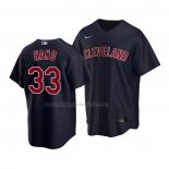 Camiseta Beisbol Nino Cleveland Guardians Brad Hand Replica Alterno 2020 Azul