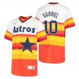 Camiseta Beisbol Nino Houston Astros Yuli Gurriel Cooperstown Collection Primera Blanco