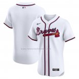 Camiseta Beisbol Hombre Atlanta Braves Primera Elite Blanco