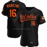 Camiseta Beisbol Hombre Baltimore Orioles Trey Mancini Alterno Autentico Negro