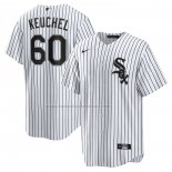 Camiseta Beisbol Hombre Chicago White Sox Dallas Keuchel Primera Replica Player Negro Blanco