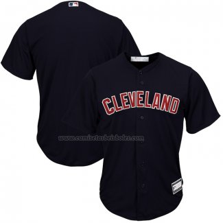 Camiseta Beisbol Hombre Cleveland Indians Big & Tall Replica Azul