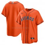 Camiseta Beisbol Hombre Houston Astros Alterno Replica Naranja