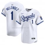 Camiseta Beisbol Hombre Kansas City Royals MJ Melendez Primera Limited Blanco